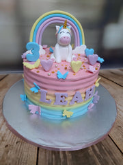 Unicorn Themed Cake