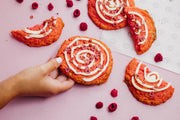 Pink October Red Velvet Cookies