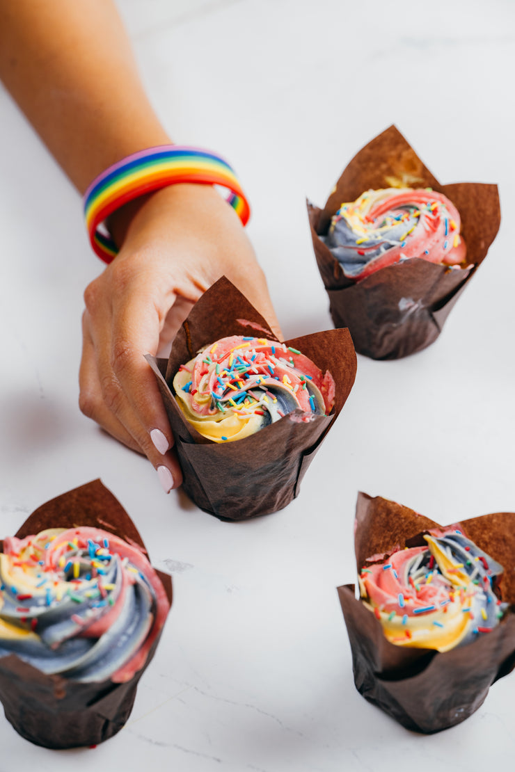 Pride Rainbow Muffins (Box Of 6)