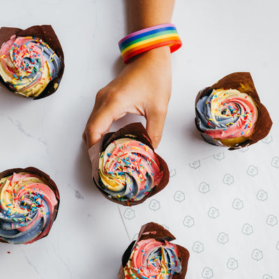 Pride Rainbow Muffins (Box Of 6)