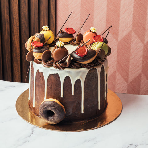 Chocolate Muffin Drip Cake