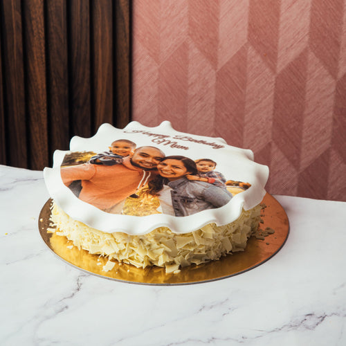Printed Vanilla Gateaux