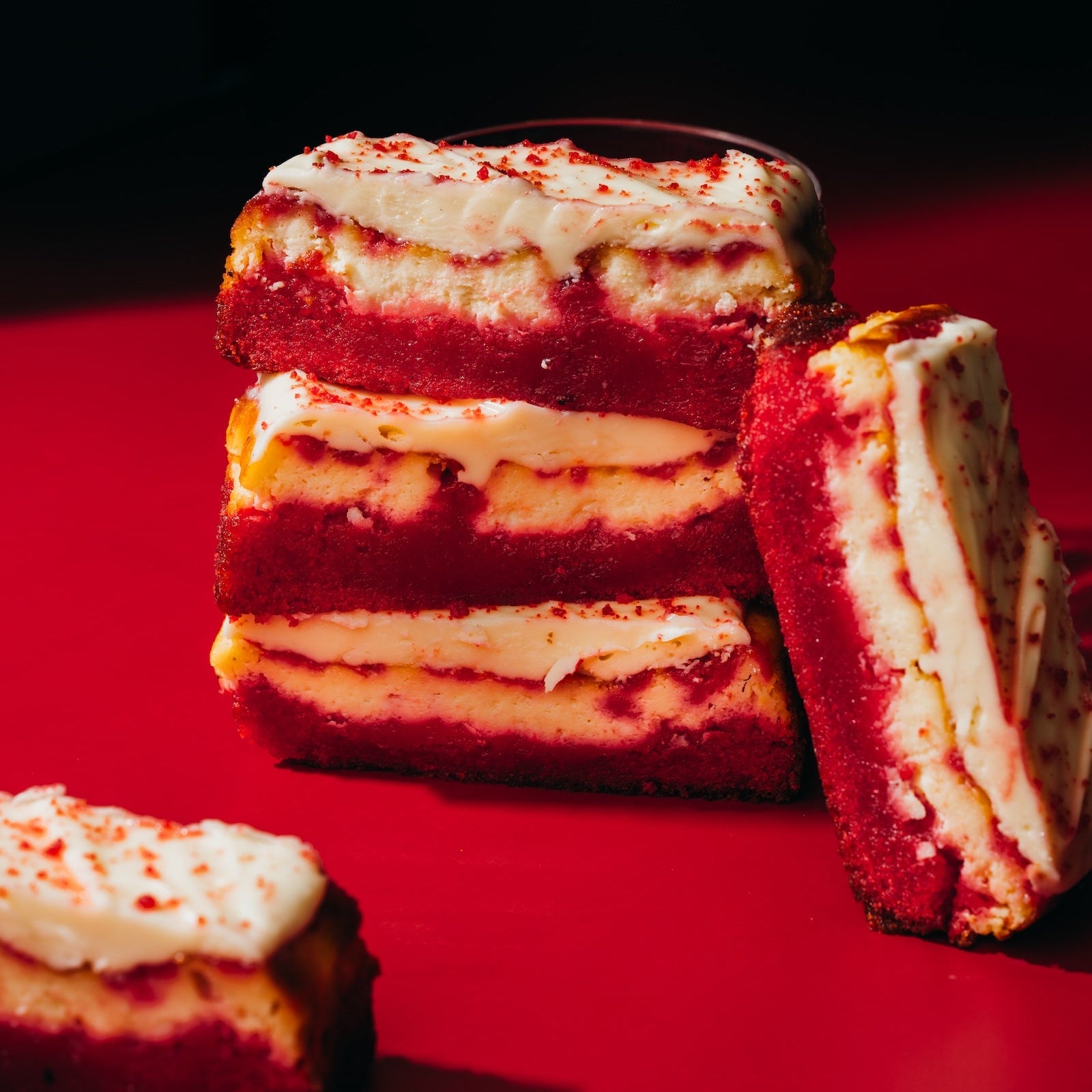 Red Velvet Cheesecake Brownie