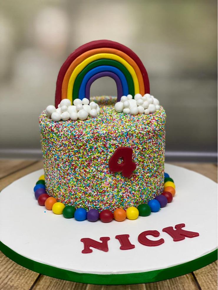 Rainbow Sprinkles Cake