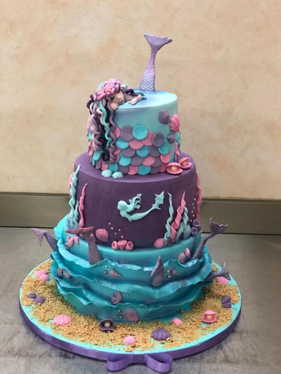 Mermaid Themed Cake