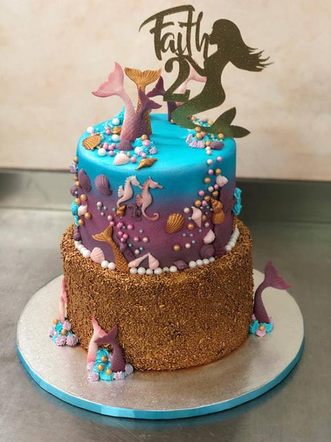 Sparkly Mermaid Cake