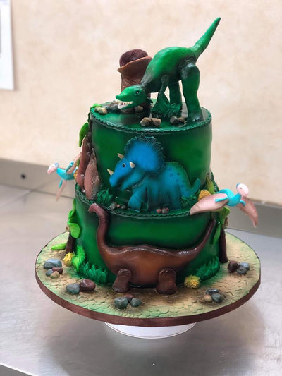 Dinosaurs Themed Cake