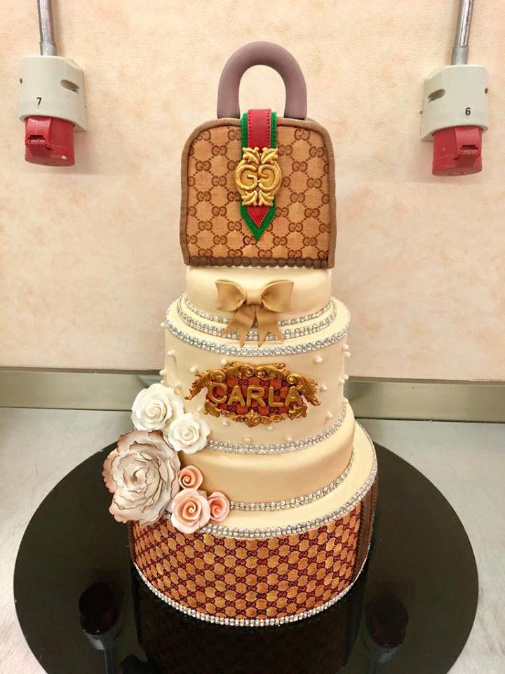 Gucci Glamour Birthday Cake - Cake Zone