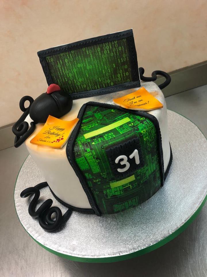 Software Engineer Themed Cake