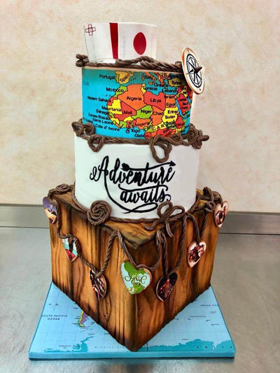Adventure Themed Cake