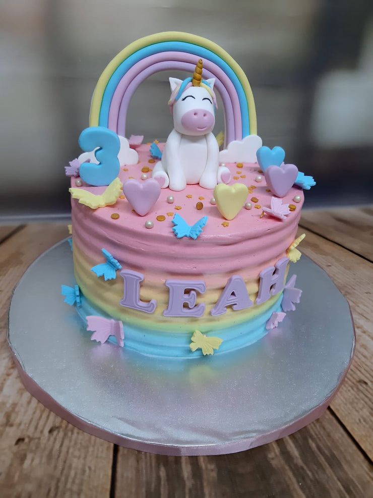 Unicorn Themed Cake