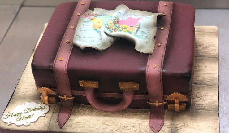 Travelling Suitcase Cake