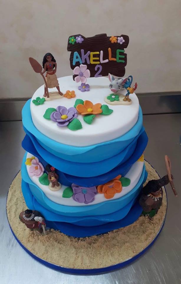 Moana Themed Cake
