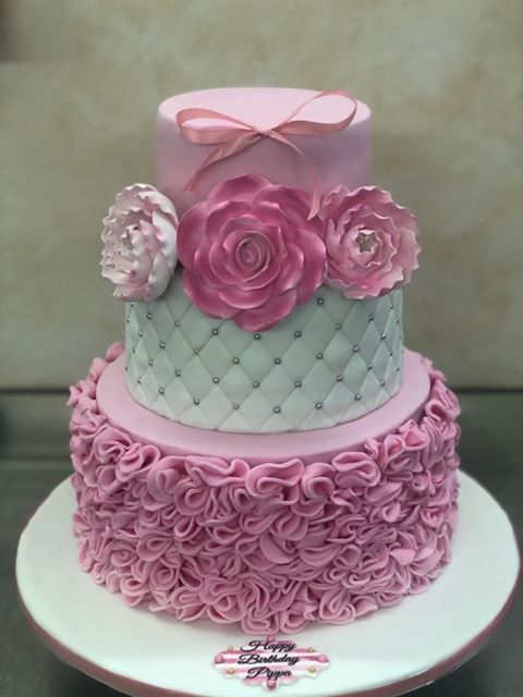 Floral Birthday Cake