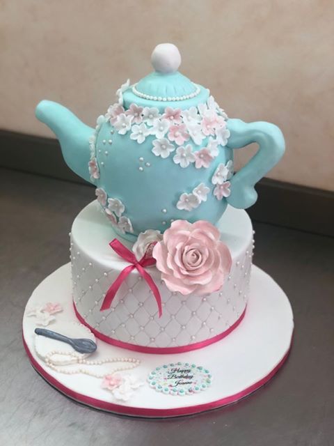 Tea Pot Birthday Cake