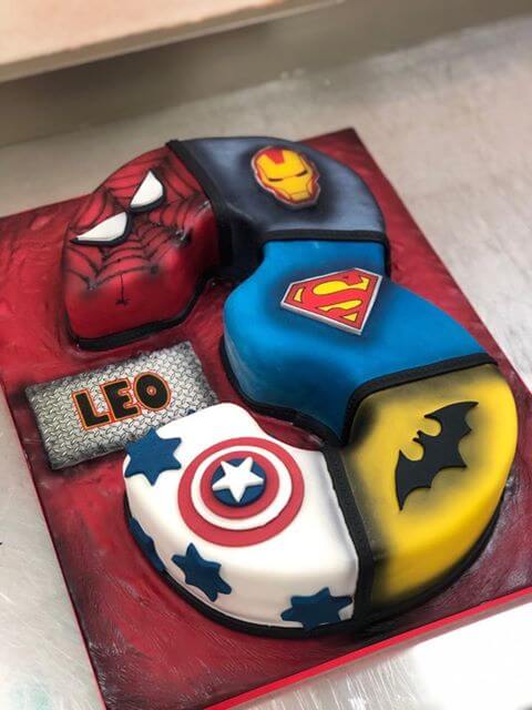 Avengers Themed Cake