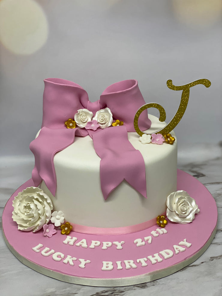 47 Cute Birthday Cakes For All Ages : Elegant pink birthday cake
