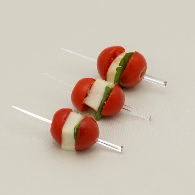 Mozzarella & Tomato, Basil Oil Sticks