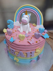 Unicorn Themed Cake