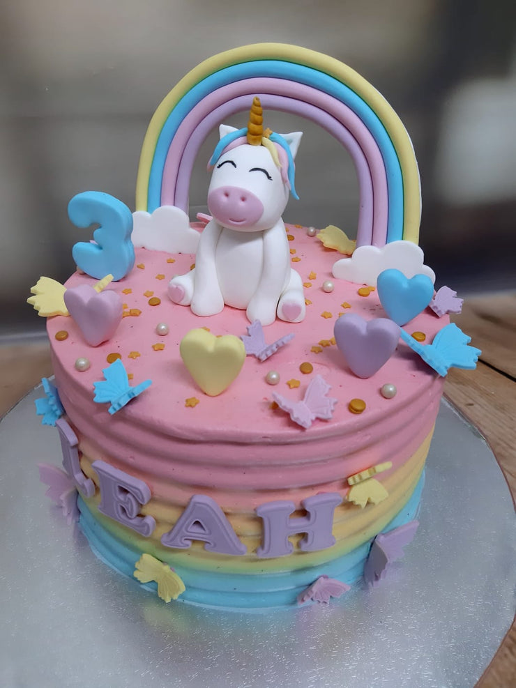 Unicorn Themed Cake