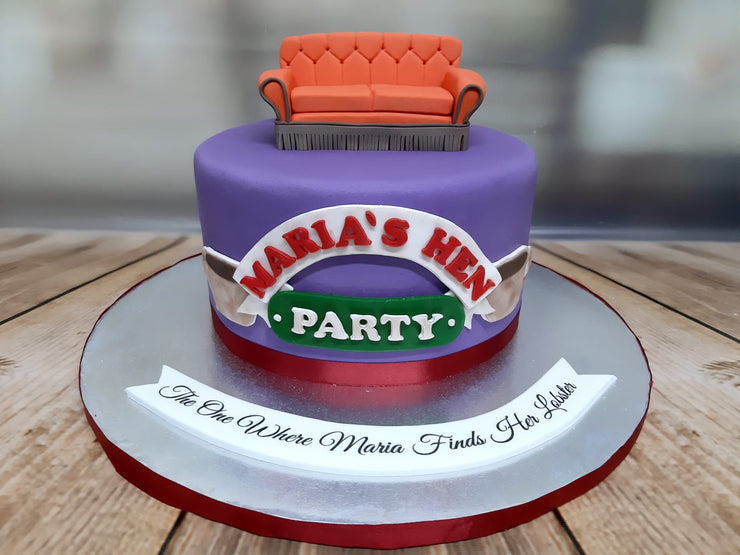 Friends BLACK Theme Cake Topper For Birthday Party Decorations- Friends tv  Show Party Decorations & Birthday Party Celebration