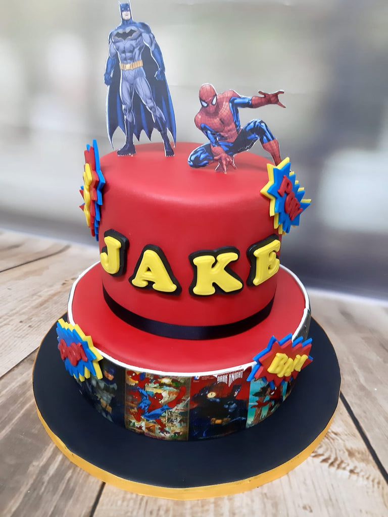 Order Scrumptious Superhero Cake Online, Price Rs.1800 | FlowerAura