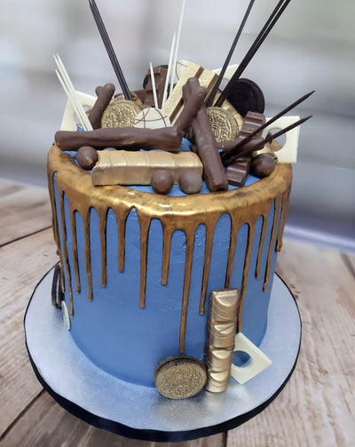 Chocolate Explosion Drip Cake