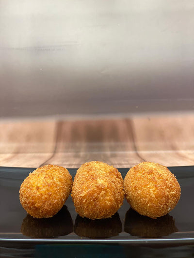 Pulled beef smoked cheese balls