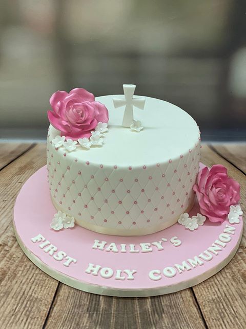 Communion Cake – Ann's Designer Cakes